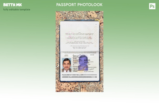 Шаблон за изглед на фотографија од пасош на Шри Ланка во модерен стил